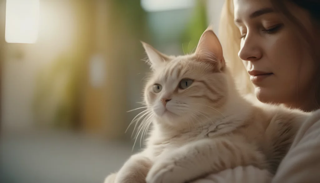 woman-with-her-emotional-support-cat